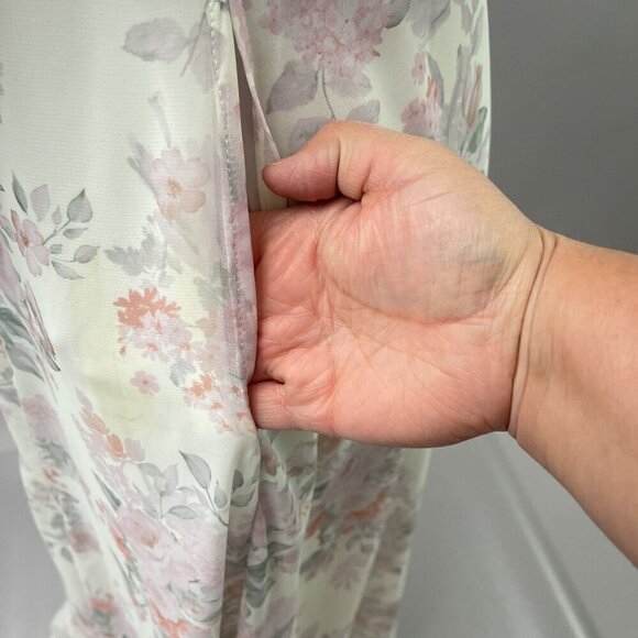 Birdy Grey Jane Slit Convertible Blush BouquetMaxi Formal Bridesmaid Dress S NWT - Picture 12 of 16